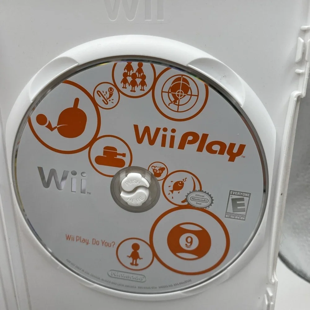 Wii Play Game (Nintendo Wii) Games Multi Sports Complete with Manual *UnTested